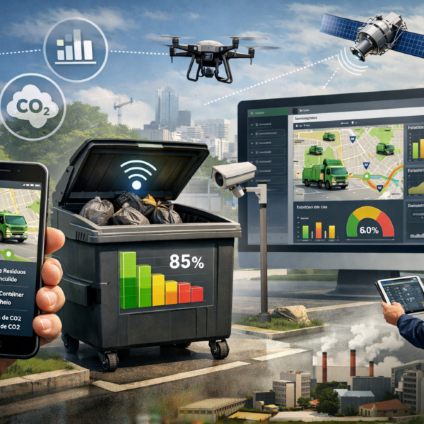 Como as ferramentas inteligentes de monitoramento e rastreabilidade revolucionam a gestão de resíduos no Brasil