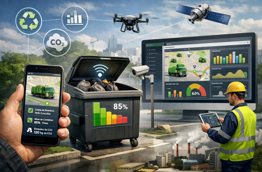 Como as ferramentas inteligentes de monitoramento e rastreabilidade revolucionam a gestão de resíduos no Brasil