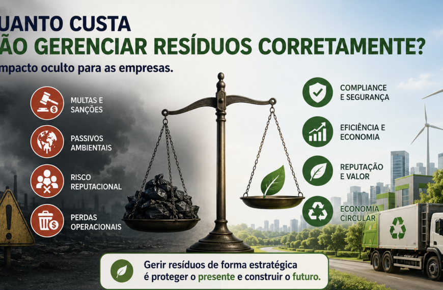 Quanto custa não gerenciar resíduos corretamente