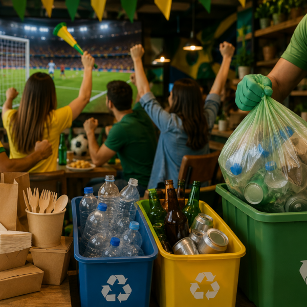 Resíduos comerciais na Copa do Mundo