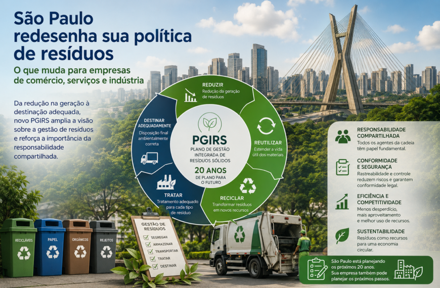 Plano municipal de SP para gestão de resíduos