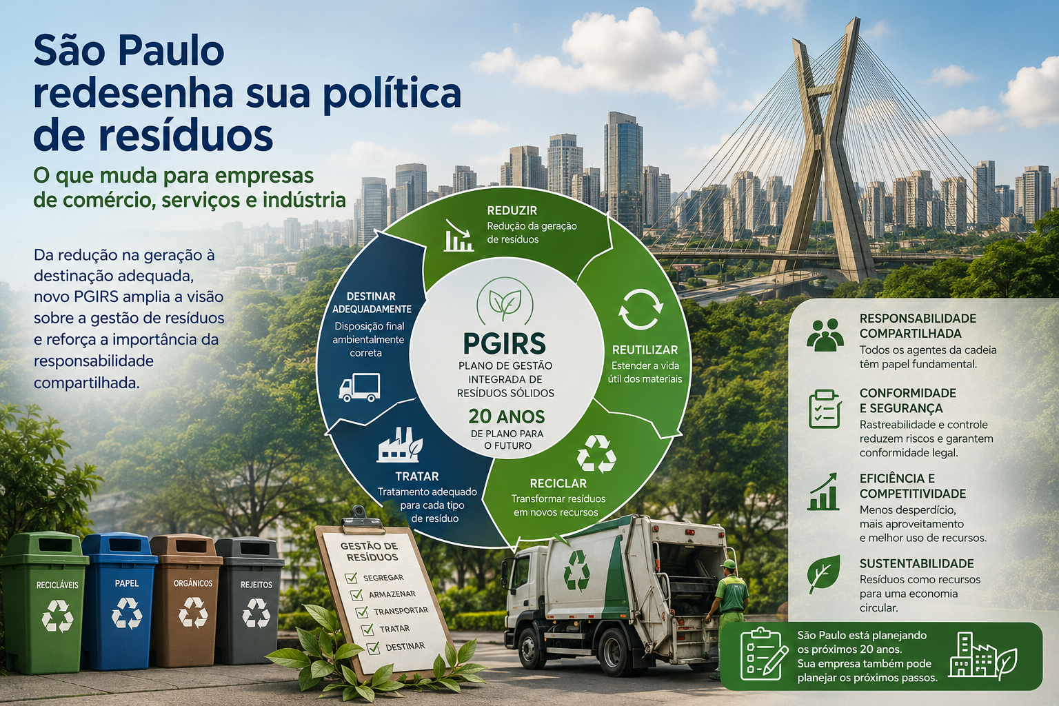 Plano municipal de SP para gestão de resíduos