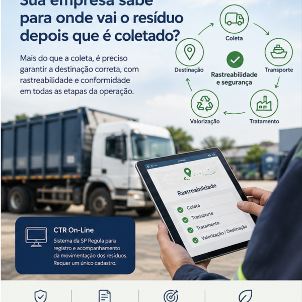 Destino do resíduos