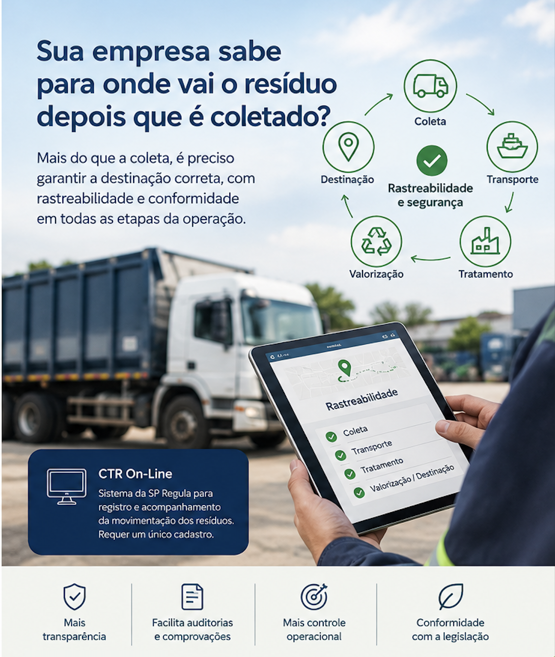 Destino do resíduos